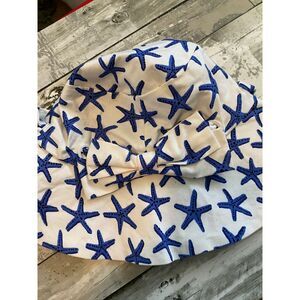 kate spade broome street blue starfish  bucket hat